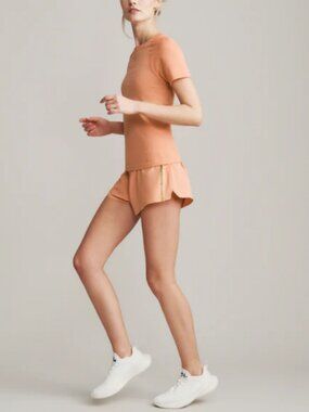 RHONE Breakaway Short - Lined Orange Haze Size Small